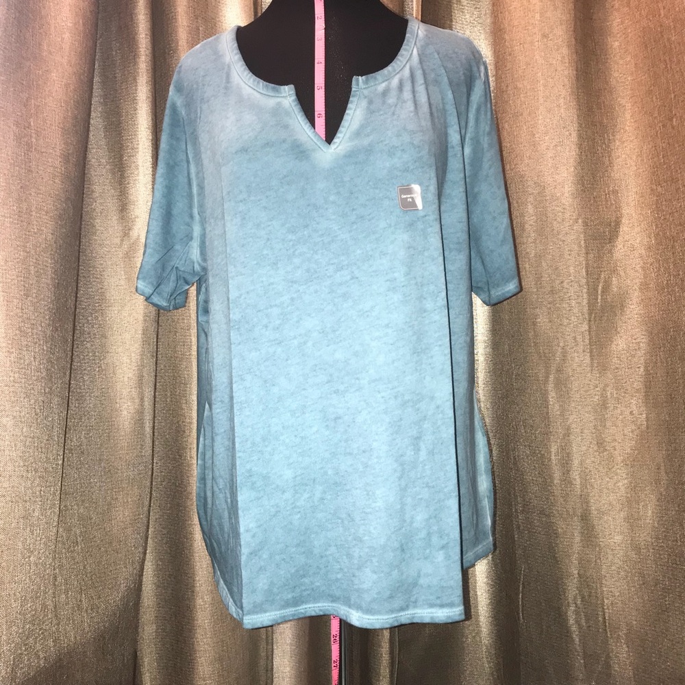 Light blue Notch neck relaxed fit new